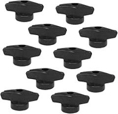 10pcs Practical Drum Cymbal Nuts Durable Repairing Parts for Drums and Electronic Easy to Install Lightweight Plastic Design Cymbal Accessories