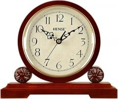 European Living Room Table Clock Solid Wood Table Clock Hotel Decoration Bogu Frame Decoration Electronic Clock