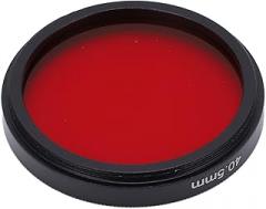 Fydun Full Red Lens Filter Cameras - Optical Glass Red Filter with Aluminum Frame Enhancing Vivid Tones in Photography (40.5mm)