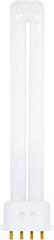 Satco S8367 3000K 13-Watt 2G7 Base T4 Twin 4-Pin Tube for Electronic and Dimming Ballasts, White, 1 Count (Pack of 1)