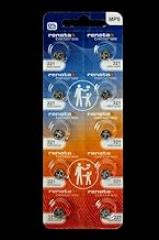 Renata 5 321 SR616SW Silver Oxide Zero Mercury Electronic Batteries