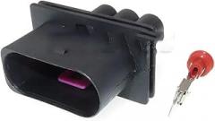 1J0 906 443 1J0 906 233 3 Pin Male Female Electronic Fan Plug Plug Auto Connector(Male connector)