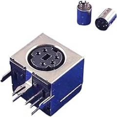 10pcs Circular Receptacle C0innector Mini Din 3 4 5 6 7 8 9 10 Pin Female Din Sockets MD-SM Shield Right Angle Through Holes PCB New 2026 High for Reliable Electronic Component