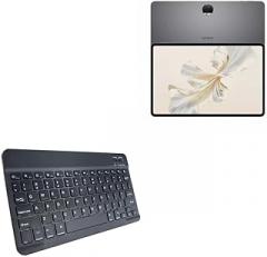BoxWave Keyboard Compatible with Honor Pad 9 - SlimKeys Bluetooth Keyboard, Portable Thin with Chiclet-Style Keys - Jet Black