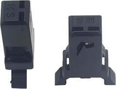 （Black ） 2pcs Small PR-001 Door Lock Switch Lock Widely Used in Electronic appliances Computer Display Screens Rice cookers Microwave ovens Set Top Box TV EVD DVD Door Cover