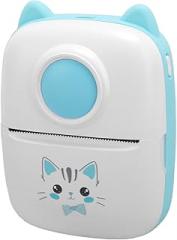 FOSA Mini Photo Printer, APP Control Fast Sticker Printer Lightweight 200DPI Clear for Photos