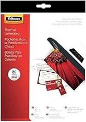 Fellowes 52018 Assorted Laminating Pouches - 25-Pack