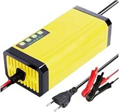 12V 2A Car Battreriy Charrger LED Display 100-240V EU US Smairt Car Motorcycle Charrger for Auto Motorcycle Lead-Acid Battreriy New 2026 High for Reliable Electronic Component