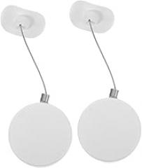 Tofficu 2pcs Automatic Retractable Theft Cable Lock Steel Wire Security for Electronics Devices Telescopic Tether for Remote Controls and Valuables