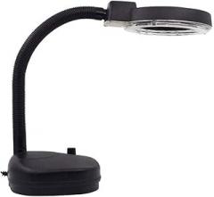 Table Lamp Magnifier, with LED Light 5/10 Times Adjustable Electronic Lighting Maintenance Work Table Brightness Lighting