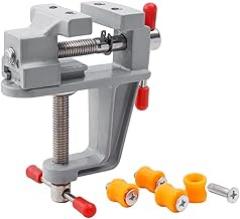 Mini Table Clamp Vice, Jewelry Bench Clamp Univeral Portable Work Small Bench Vise for Craft Model Building Electronics Jewelry Making