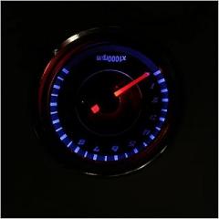 DC 12V Universal Motorcycle Tachometer Blue LED Backlight 1000RPM Electronic Tachometer Speedometer RPM Gauge Instruments
