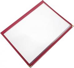 Transparent Menu Holder Protective Cover for Restaurants Cafes and Bars Pages for Displaying Menus and Price Lists
