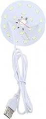 5V White USB LED Lighting Panel PLR USB Mobile Light Night Light Electronic