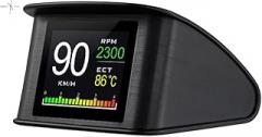 Vehicle Mounted Speedometer Car Head Up Display HUD On Board Computer Digital Overspeed Alarm Auto Electronic Accessories Applicable to All Vehicles