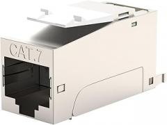 CAT7 Fully Shielded RJ45 to LSA, Tool-Free Connection, Compatible with Cat6A/Cat.6 Systems