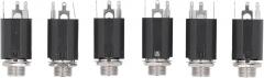 6 - Pack Guitar Audio Socket 1/4 Inch - Enhanced Waft, Clear Sound Output for Electric Guitars