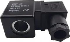 1pc TM30 High-pressure Electronic Drain Valve Coil Solenoid Valve Coil AC220V DC24V Inner Diameter 14.5mm Height 42mm(AC220V)