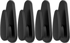 4pcs Car Seat Headrest Hooks Car Hooks for Front Storage Wall-Mounted for Tablets Magazines Tools Electronics Headphones