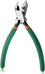 45 Angled Diagonal Pliers for Flush Cut Plastics Wire Cutters with Wire Stripping Holes Wire Side Cutters Clippers Flush Cutter Wire Snips for Jewelry Making, Electronic, Model, Floral