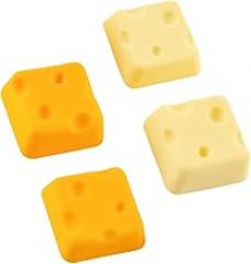 Switch Thumb Grips Caps Cute Joystick Caps Compatible with Switch/Switch Lite/Switch OLED Thumb Caps for Controller Grip Silicone Joycon Thumb Grips 4 PCS - Oh Cheese