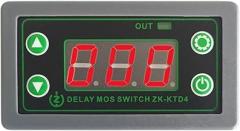 ZK-KTD4 Mos Switch Trigger Cycle Timing Delay Module Solenoid Valve Control 5v12v2v with Instrument Case New 2025 High for Reliable Electronic Component, Precision, Stable Performance