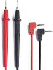 Banana Plug Multimeter Test Leads,1000V 10A Digital Multi Meter Clamp Tester Probe Test Probes Leads for Multimeter Electronic Test Leads Accessories (2 pcs)