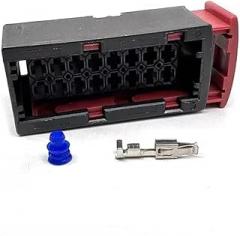 1/16 Pin Automotive Trip Computer ECU Connector Car Electronic Control Unit Waterproof Plug 1-967242-1 1-965427-1(Green)