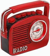 European Style Retro Resin Figurine Collectible Statue Decor - Camera Phonograph Piano Radio Telephone Typewriter Resin Sculpture Models Radio
