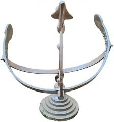 Polished Brass 12-Inch Diameter Garden Armillary Sundial Classic Armillary Design Home & Office Decor