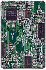 R3519 Electronics Circuit Board Graphic Tablet Case Cover for iPad mini 4, iPad mini 5, iPad mini 5 (2019)