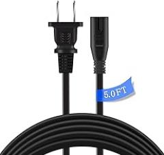 5ft UL AC Power Cord Cable for Sony CECH-ZED1U PS3 PlayStation TV Monitor