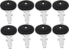 Replacement For 8X Ignition Key TX10998 Fits Fiat For Ford For NEW HOLLAND White Oliver Allis Chalmers Mod-G8U-1958