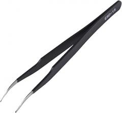 Hot Anti static Stainless Steel Tweezers ESD15 Set Safe to Pick up Electronic Components with Protective Plastic Cover