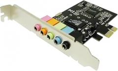 PCIE Sound Card 4.1 4 Track Inbuilt Stereo Panel PCI-X (1 Pcs) Audlo Adaptier Desktop Computer Volume Sound Effects Converter New 2026 High for Reliable Electronic Component