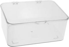 NUOBESTY Storage Box Lid Stackable Organizer for Cables Electronics and Small Items Pp Material for Easy Visibility Office Home and Craft Rooms