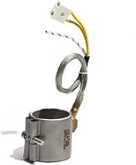 210W-320W Electric Sealed Band Heater 65mmx30/35/40/45mm O-Ring Aluminized Coil 110/220/380V for Plastics/Electronic(Two Wires with Hole,220V_250W 65X35MM(IDXH))