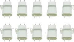 10Pcs Electronic Microwave Oven Magnetron Plug 4 Filament Pin Sockets Converter Home Microwave Oven Spare Parts