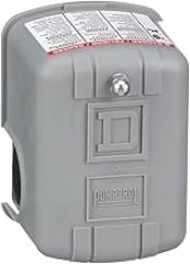 Telemecanique Sensors 9013FSG2J24 Air-Pump Pressure Switch, NEMA 1, 40-60 psi Pressure Setting, 20-65 psi Cut-Out, 15-30 psi Adjustable Differential