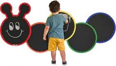 Spark & Wow Giant Outdoor Chalkboard | Caterpillar | 5 Weatherproof Panels | Suitable for Indoor and Outdoor Use | Toddler Playroom Decor