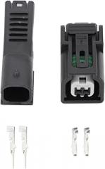 2 Pin Female Male Auto Fuel Injector Electronic Waterproof Connector DJ70210Y-1.2-11/21 2P(Size:5 Sets)