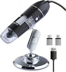 Microscopes Equipment 1600X Zoom 8 LED USB Digital Microscope Magnifier for Electronic Microscope