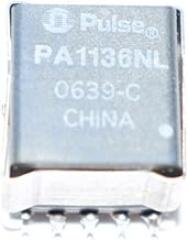 PA1136NL Power Transformer 1:0.083:0.208 1500VDC Single+Auxilary PRIM. Single SEC. 33V/57V/8V PRIM. 3.3V SEC. Surface Mount