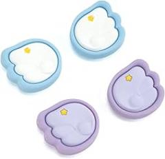 GeekShare Cute Silicone Joy Con Thumb Grip Caps, Joystick Cover Compatible with Switch/OLED/Switch Lite,4PCS - Little Wings