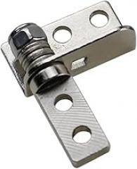 L-Type Small Metal Random Stop Damping Torque Torsion Shaft Support Hinge Electronic Instrument 1Pcs(Left,1.0N.m)