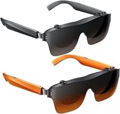 Compatible for Meizu StarV View AR Smart Glasses 120Hz Micro HD OLED Screen 3D MAX VR Glasses with 0 °~600 ° Myopia Adjustment AI Glasses(Gray)