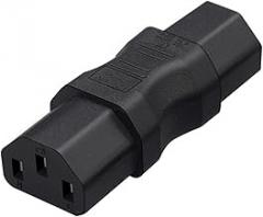 PVC Power Extension Socket, C13 Female to 3-Hole Adapter for Electronic Equipment Server Rack Power Extension