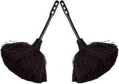 Zerodeko 2pcs Household Handle Duster Reusable Soft Microfiber Cleaning Tools for Home and Car for Furniture Electronics Blinds and Cobwebs