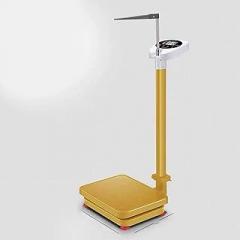 Digital Physician Weight Scale, Electronic Height and Weight Scale with LCD Liquid Crystal Display, High Precision Sensor, Measurement Range 70-190Cm Suitable for Office Home and Gym