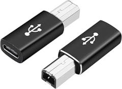 innov8 USB-C to USB-B 2.0 MIDI Adapter for Printers, Keyboard, Electronic Music Instruments